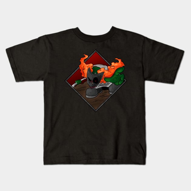 Madness combat another Raging Tricky the clown Kids T-Shirt by Renovich